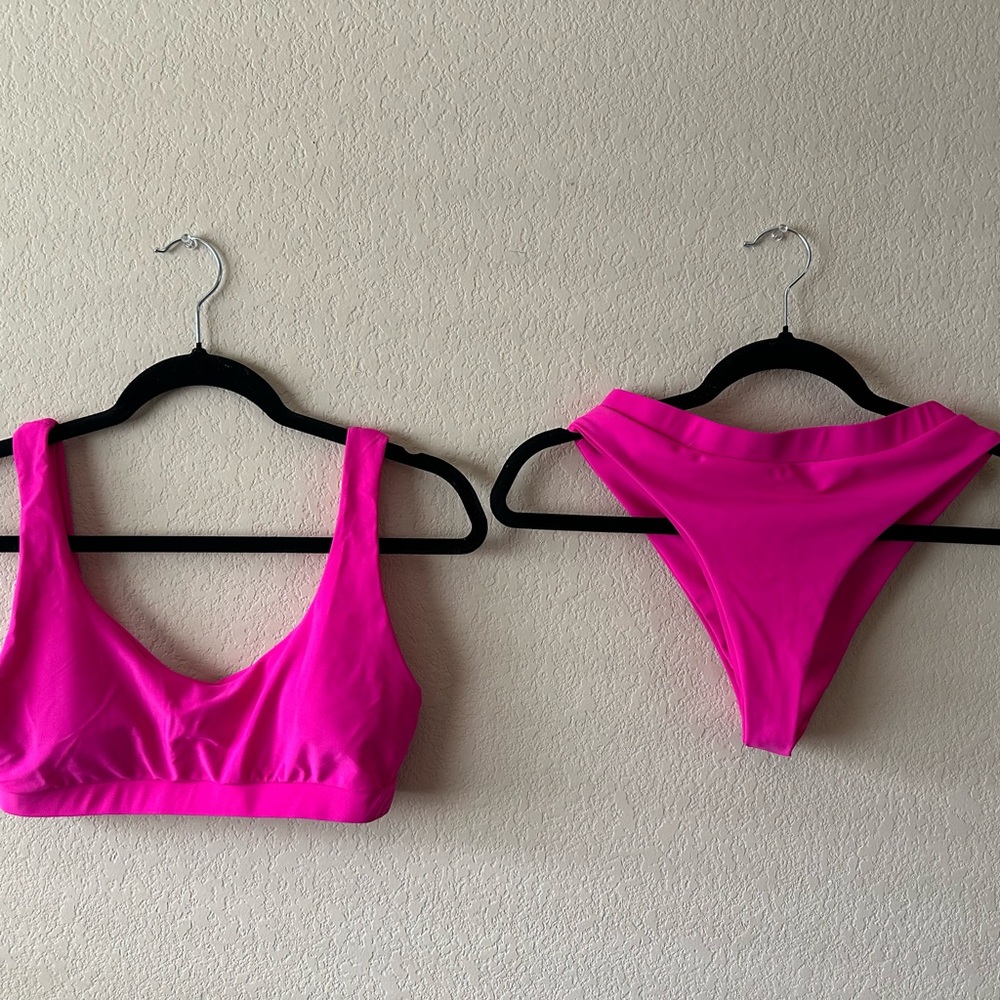 Vibrant Pink Bikini Set